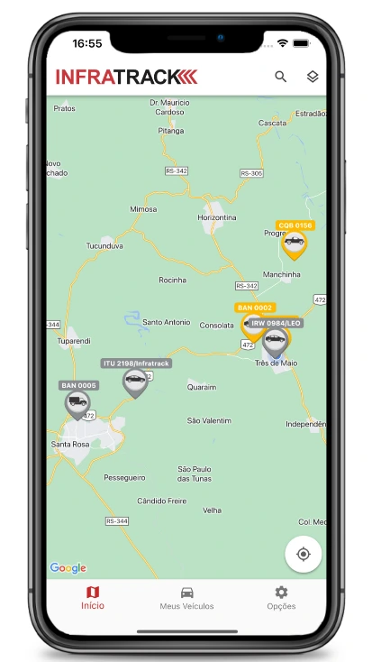 Localização em tempo real